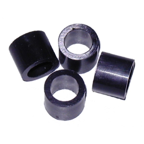 Round Spacer, Nylon, 10 mm Overall Lg, 8.3 mm Inside Dia, 20 PK